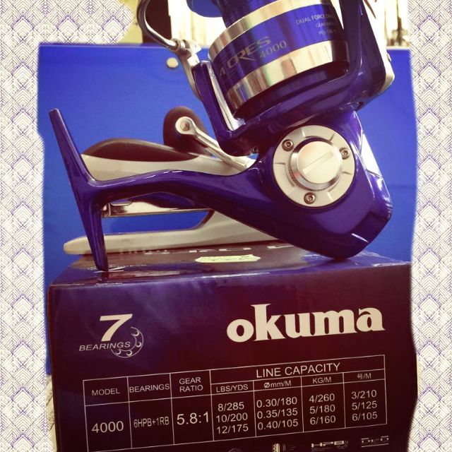 Okuma Azores Blue 4000