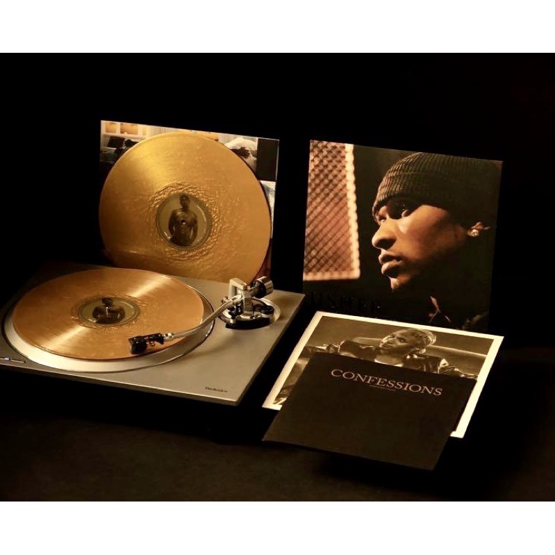 NEW! retailer Usher - Confessions VMP Limited Edition Gold Nugget Vinyl LP