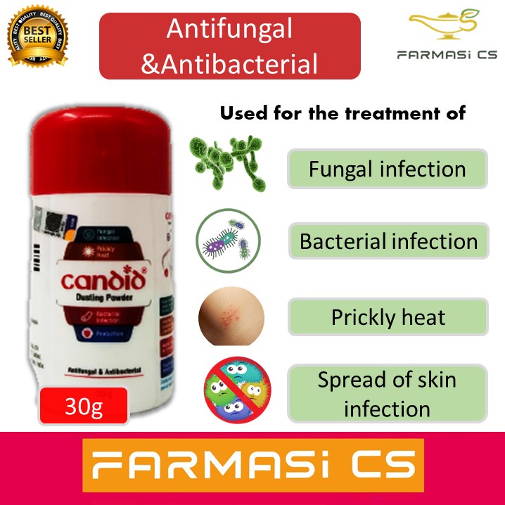 Candid Clotrimazole Dusting Powder 30g EXP02/2026 [ Antifungal