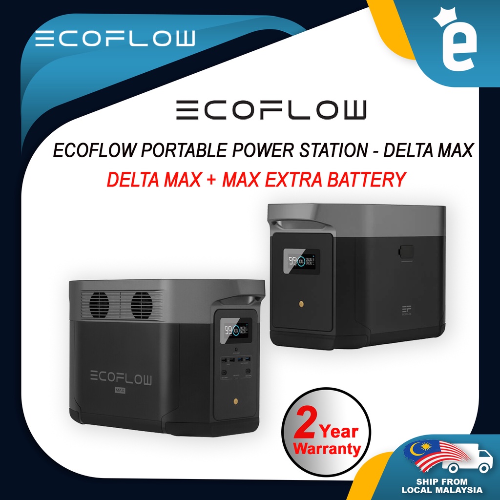 EcoFlow Delta Max 2016Wh Portable Power Station Multi-Function Portable ...