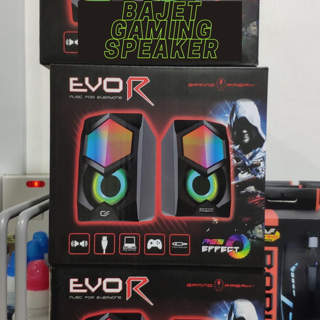 RGB Gaming Speaker Gaming Freak 100% ORIGINAL | Shopee Malaysia