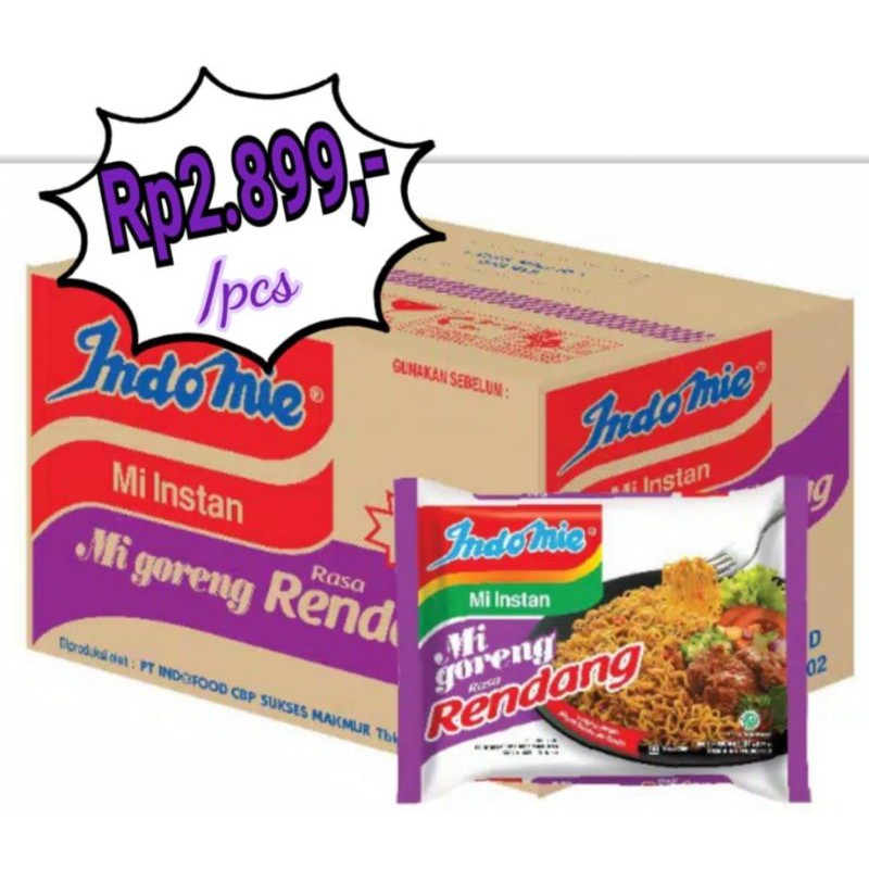 !! Indomie Rendang | Shopee Malaysia