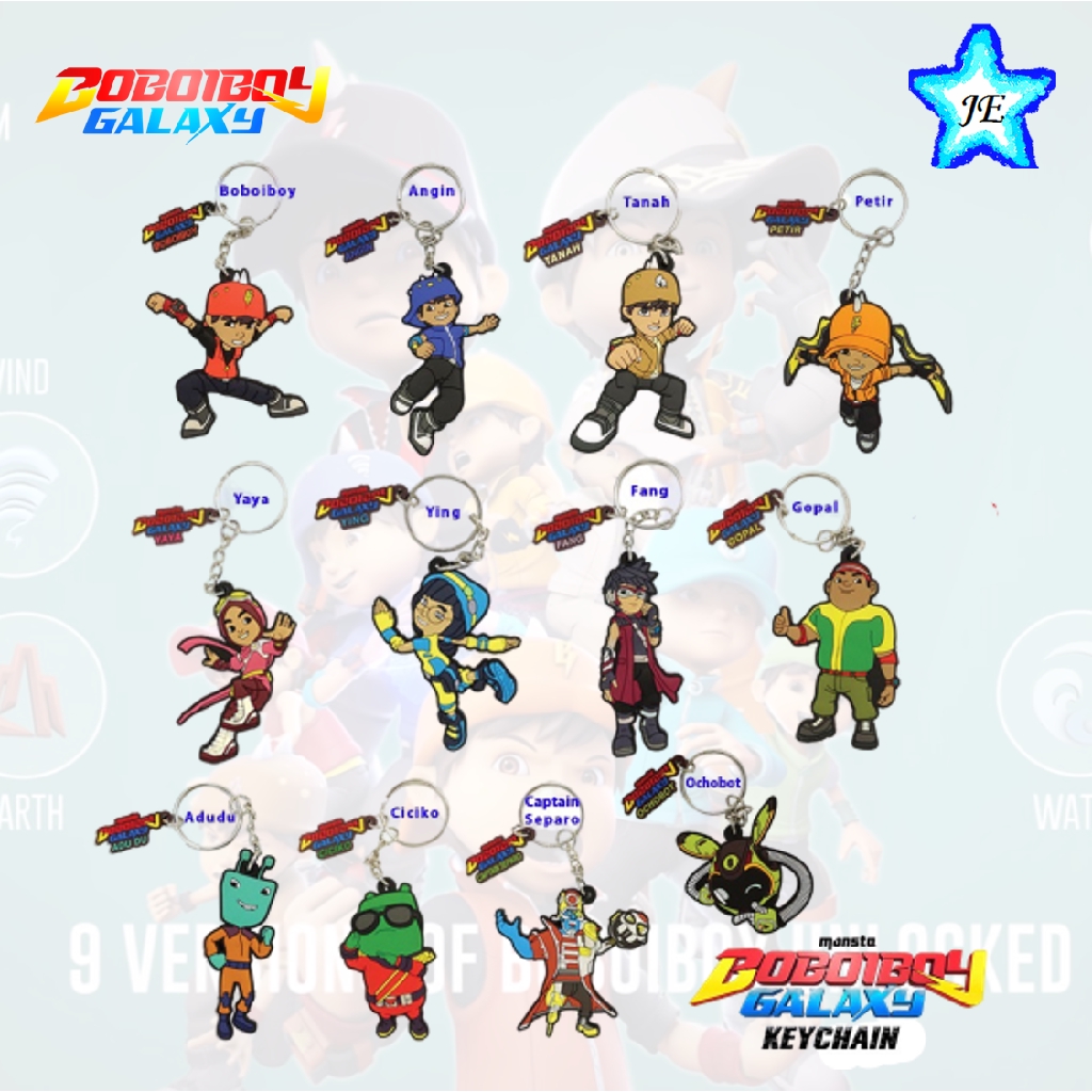Boboiboy Galaxy Keychain/ Rantai Kunci (100% Orginal) | Shopee Malaysia