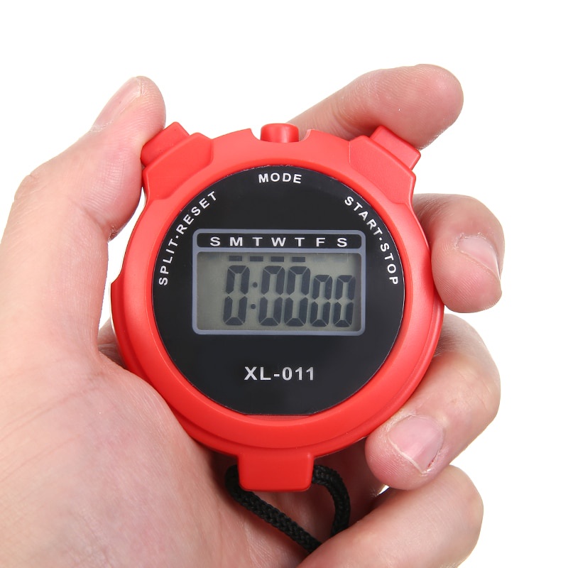 Digital LCD Stop Watch Timer Counter Alarm Clock Stopwatch Handheld