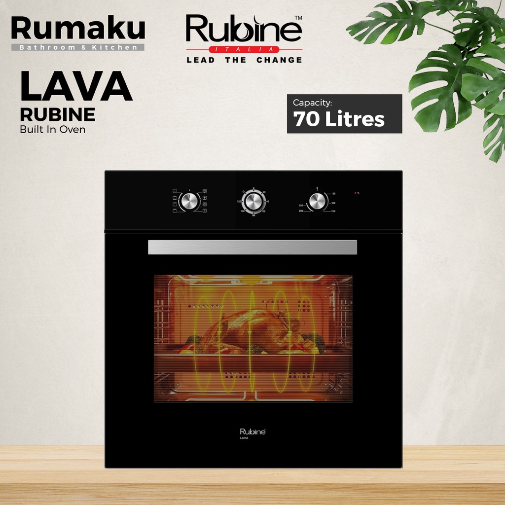 RUBINE Built In Oven RBOLAVA70SS 70L Shopee Malaysia