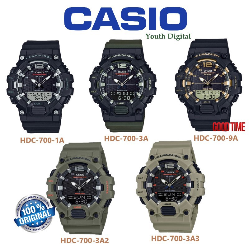 Casio hdc 700 how cheap to set analog time