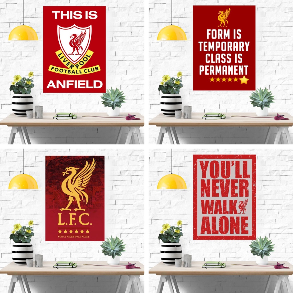 Liverpool A3 Frame Or A3 Poster Home Decor | Shopee Malaysia