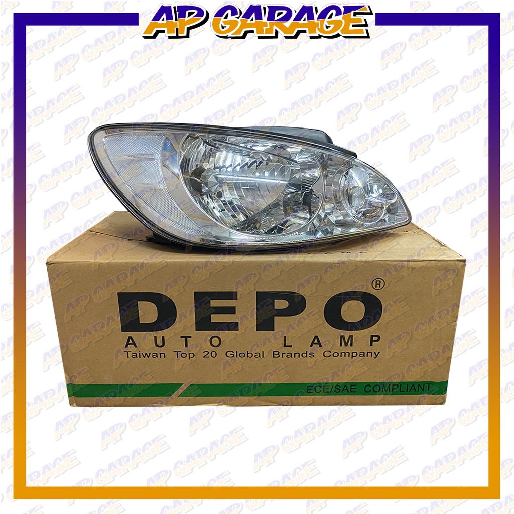 [ORIGINAL DEPO TAIWAN] Hyundai Getz 1.4cc (2006) Headlamp Head Lamp