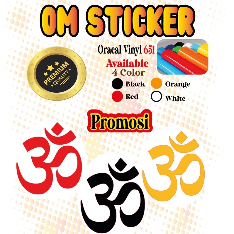 *Ready Stock*OM /AUM sticker/Oracle 651/ Car,Lorry,Bas,Motor,Window ...