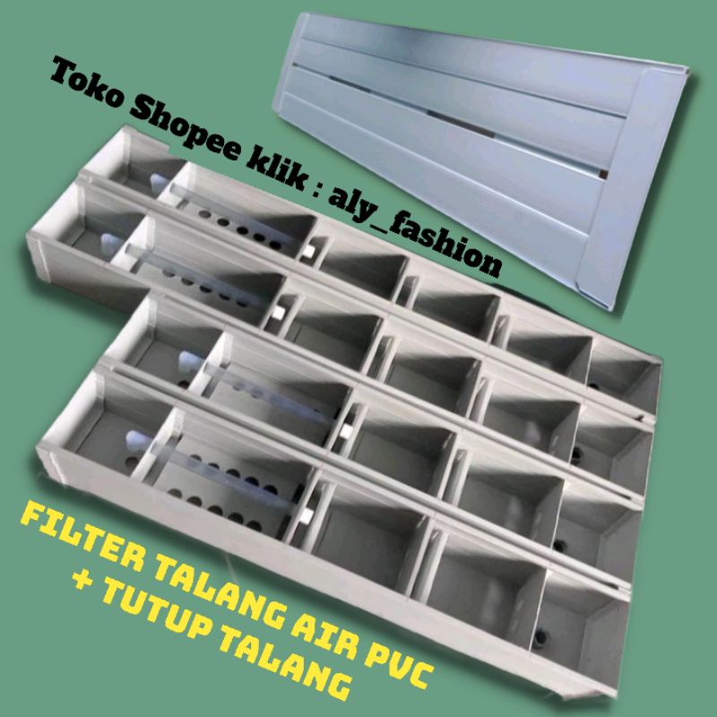 Aquarium gutter filter + pvc cover uk100cm-150cm PRICE + pvc gutter ...