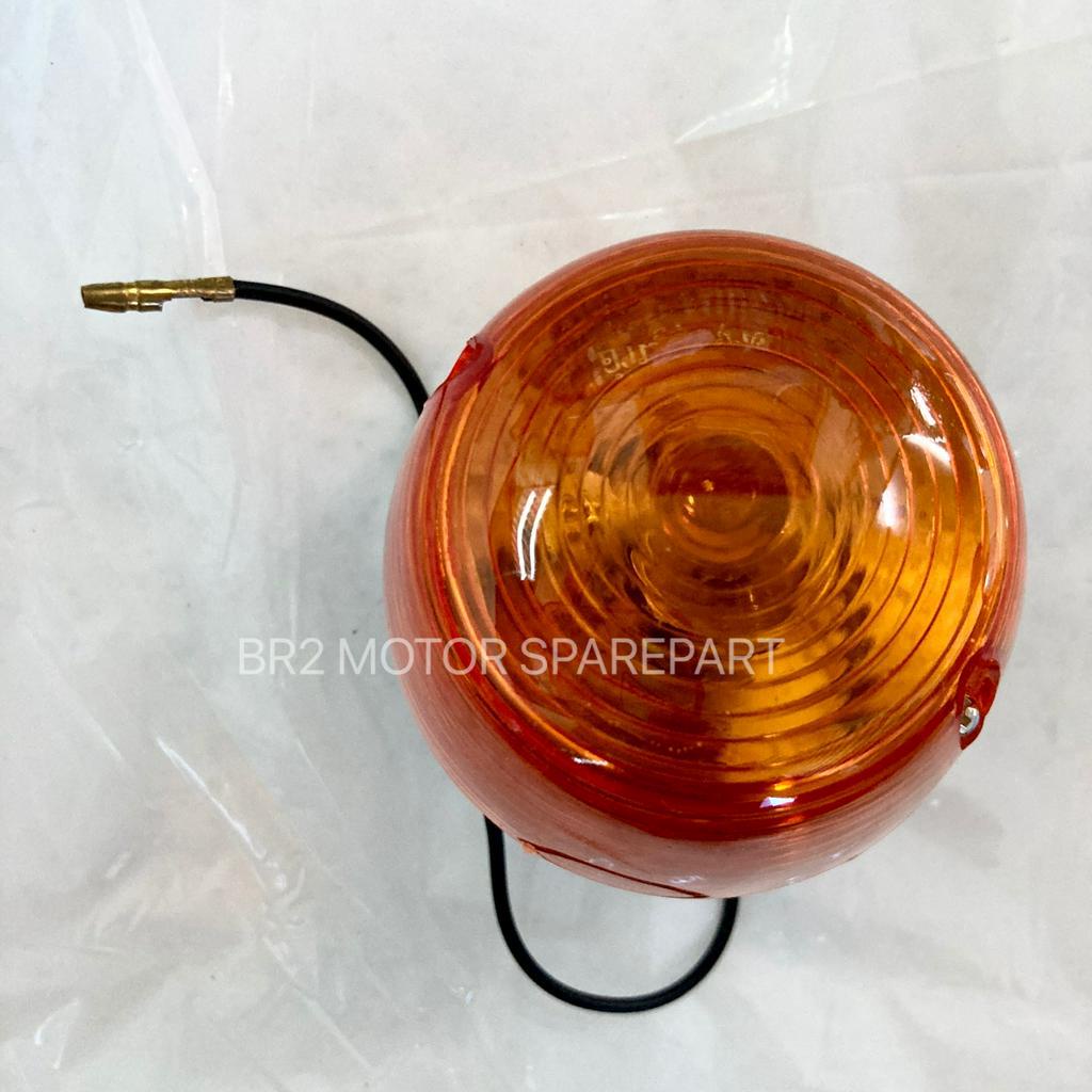 HONDA C70 FRONT SIGNAL - CHROME BASE // C70 HONDA LAMPU BULAT SIGNAL ...