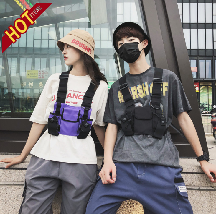 Ready Stock Game Chest Rig Bag Functional Tactical Chest Vest Backpack ...