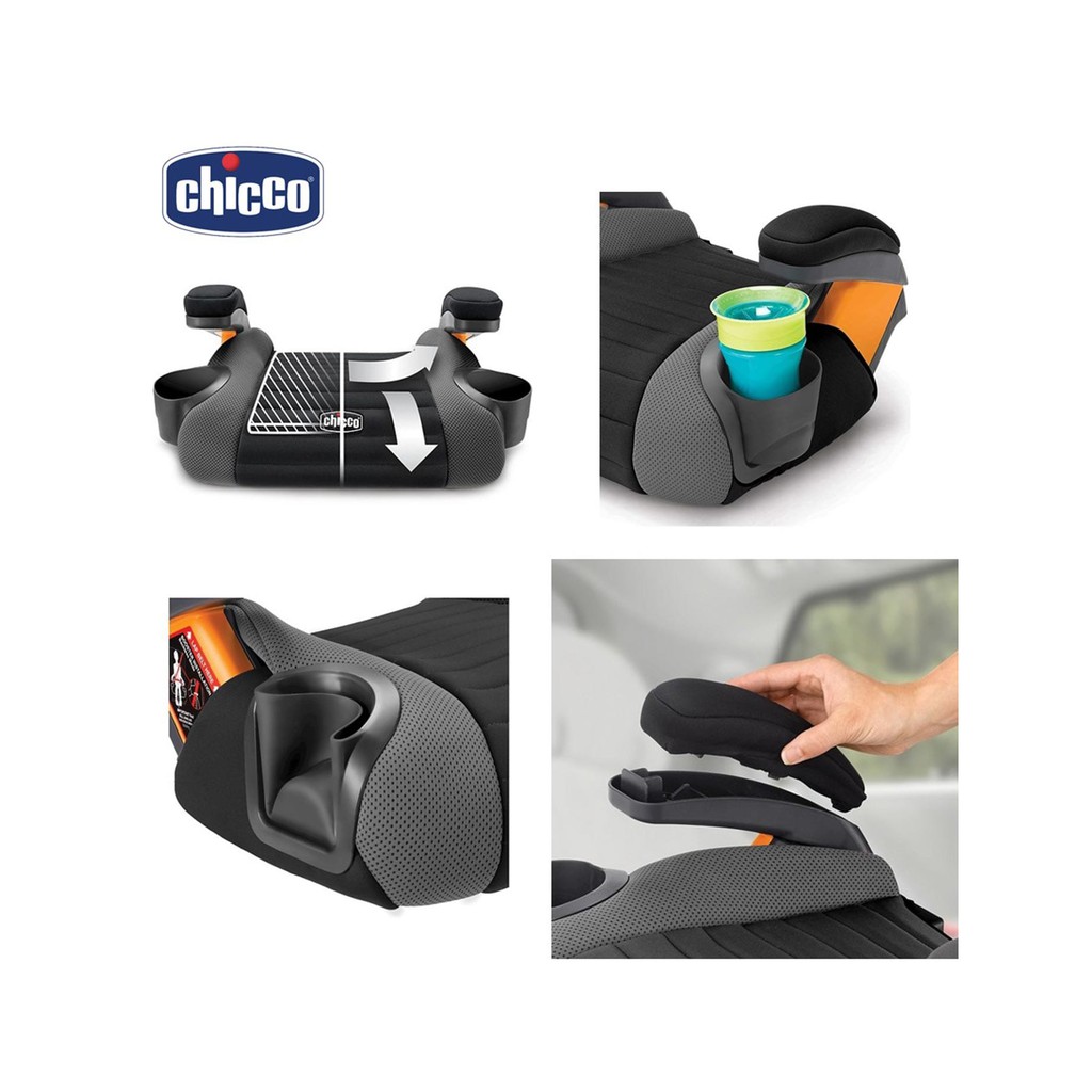 Chicco GoFit Plus Backless Booster Car Seat - Iron