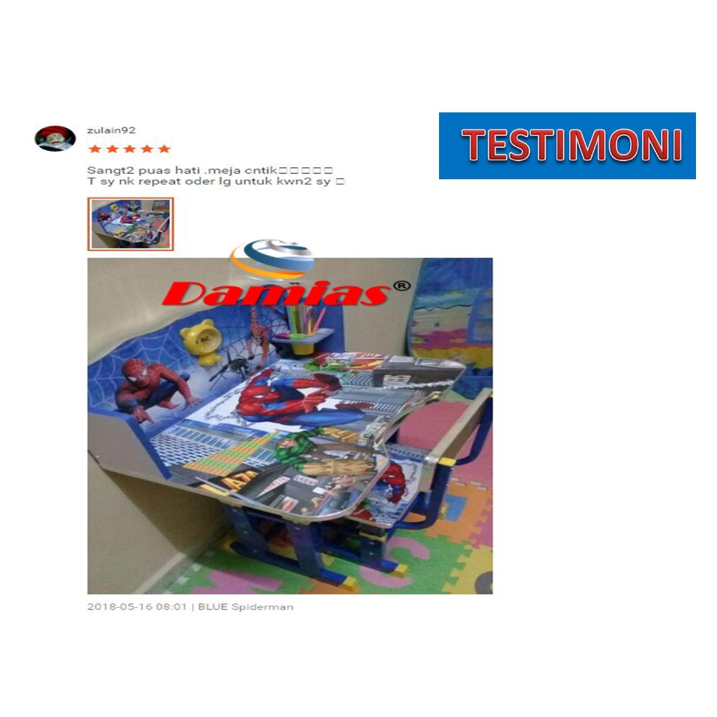 Study Table and Chair Kid Theme [ SPIDERMAN ] | Shopee Malaysia