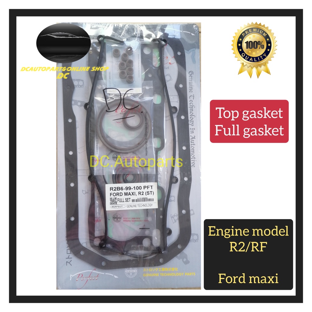 FORD MAXI E2200 R2 RF ENGINE TOP & FULL OVERHAUL GASKET SET (CARBON ...