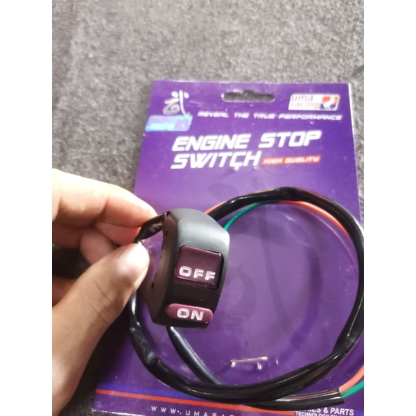UMA RACING ENGINE ON/OFF SWITCH 💯 %ORIGINAL | Shopee Malaysia