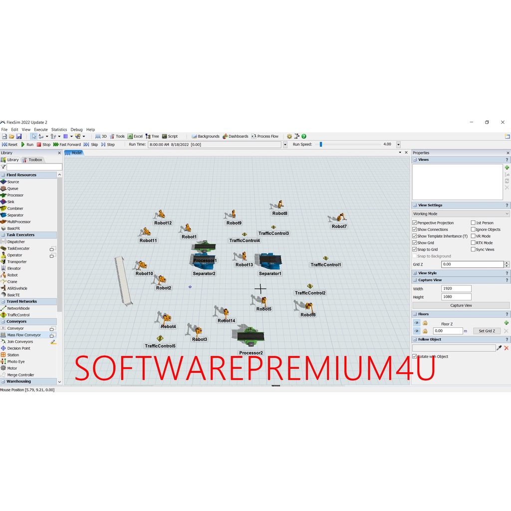 FlexSim 2024.2.2 Enterprise + User Manual + Optix Denoiser | 3D ...