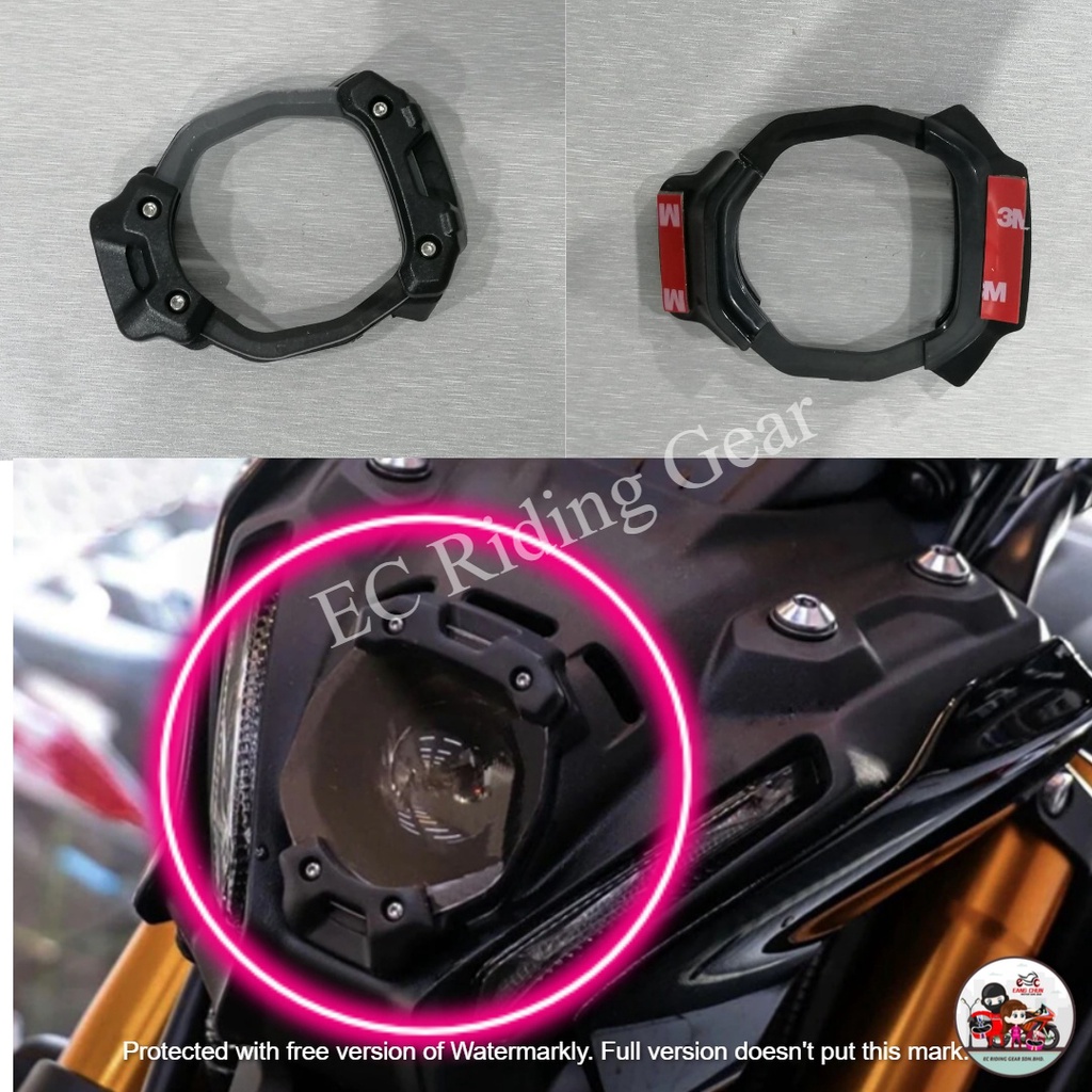 Headlight Protector Sticker Decal For Yamaha MT-09 / MT09 (2017-2020) – Clear Protection Film