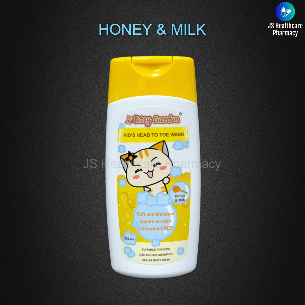 Kitty Garden Kid's Head To Toe Wash (Strawberry Orange Apple