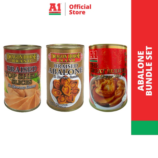 Abalone Promo Set (D/H Braised Abalone (425g), A1 The Great Buddha