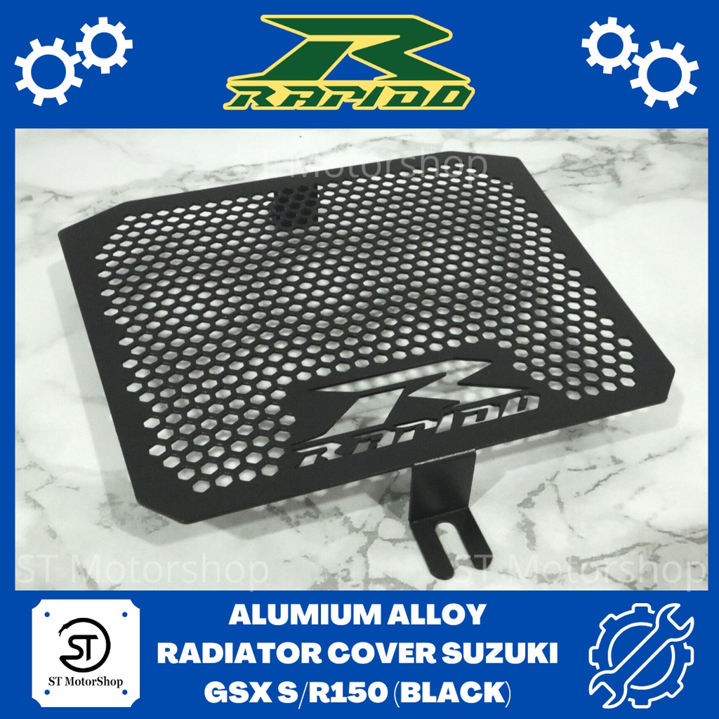 RAPIDO ALUMINIUM ALLOY COVER RADIATOR SUZUKI GSX-S 150/RAIDER R150FI ...