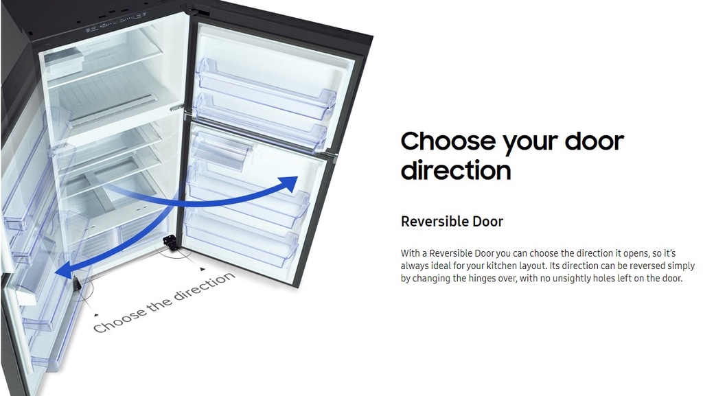 SAMSUNG Top Mount Freezer with Twin Cooling Plus™ (580L) RT18M6211S9/ME