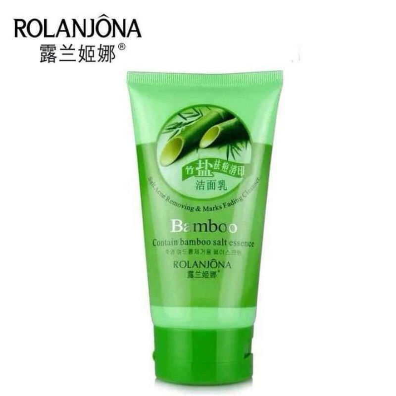 ROLANJONA Bamboo Salt Acne Removing&Marks Fading Cleanser(150ml ...