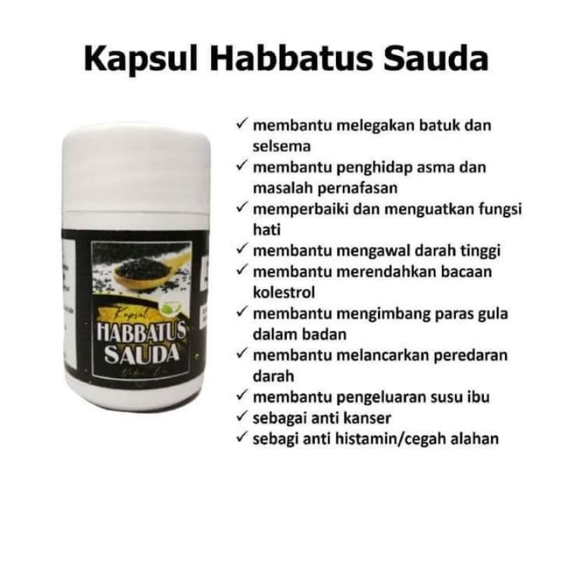 🔥READY STOCK 🔥kapsul habbatus sauda murah | Shopee Malaysia