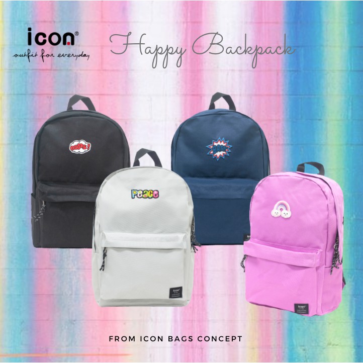 Icon brand store school bag