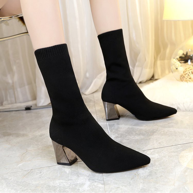 Elastic on sale sock boots