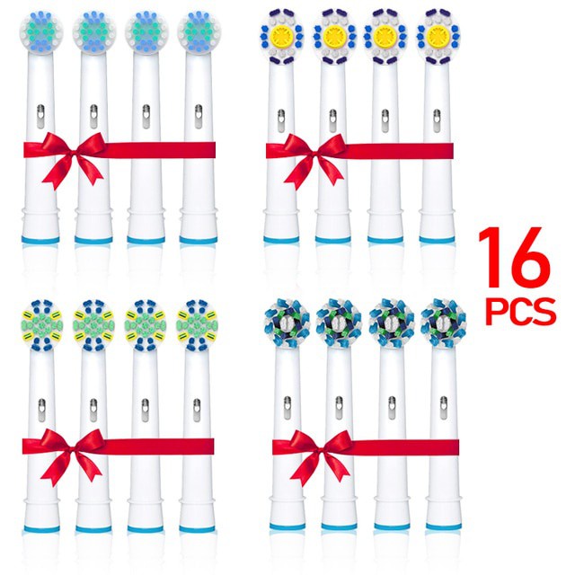 16pcs Toothbrush Heads for oral B Braun Replacement Brush Heads ...