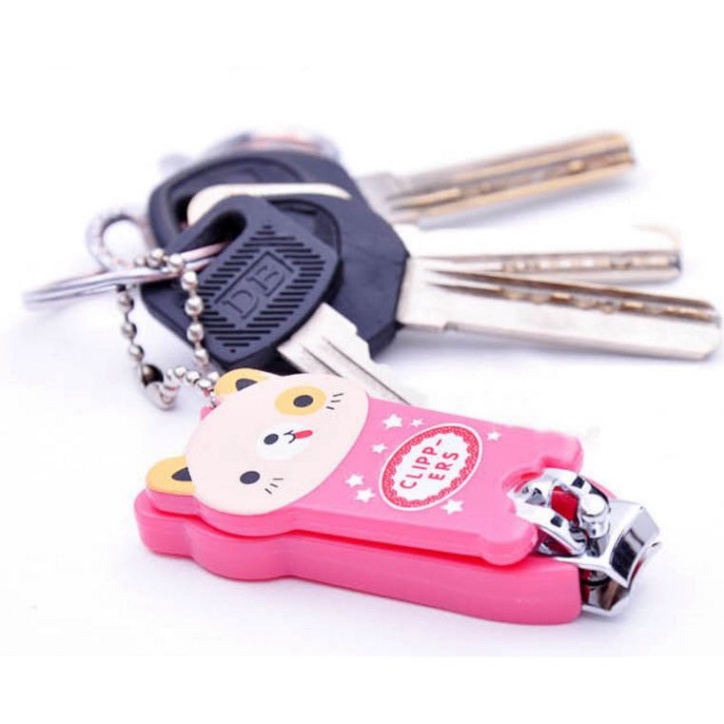 Nail clippers with funny keychains (many patterns) Shopee Malaysia