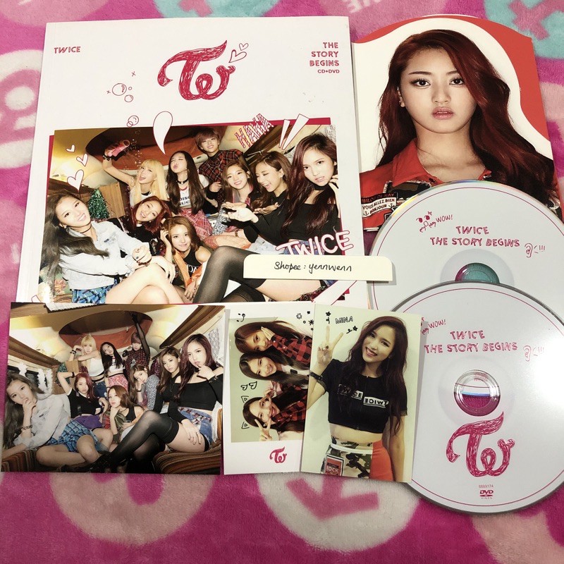 TWICE the story begins サイン入り CD アルバム TWICE the story begins サイン入り CD アルバム（TRIO_DX AKIBA