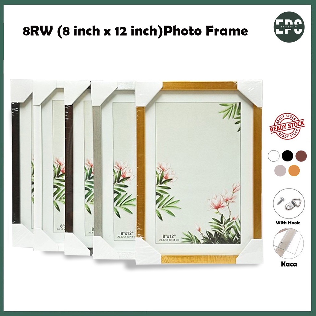 8RW ( 8 inch x 12 inch ) Photo Frame Wall Decoration/ Frame Gambar DIY ...