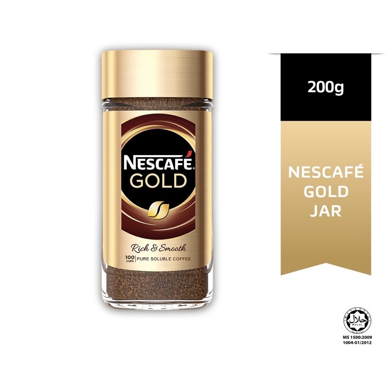 Nescafe Gold Instant Coffee 200g Shopee Malaysia