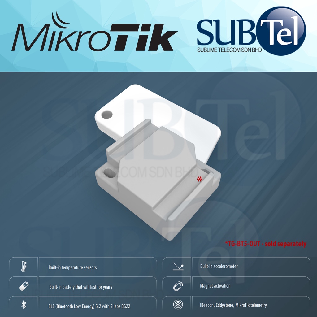 SALE Mikrotik TG-BT5-IN Bluetooth tag for the MikroTik KNOT or other ...