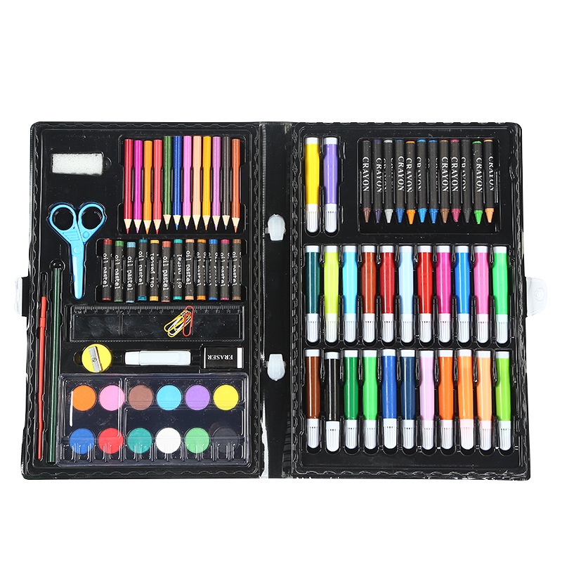 Acrylic Marker Pen 86PCS Colour Pencil Gift Set Colour Highlighter ...