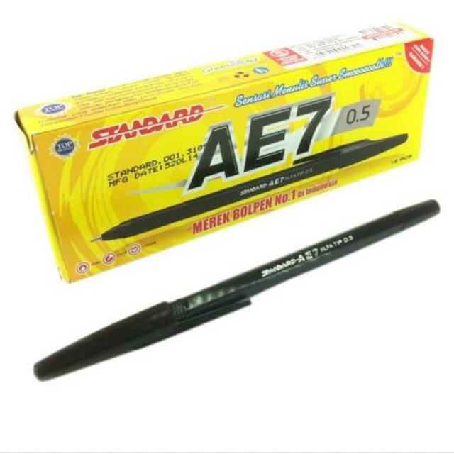 Standard AE7 Ballpoint Pen (1 pack Contents 12 pcs) | Shopee Malaysia