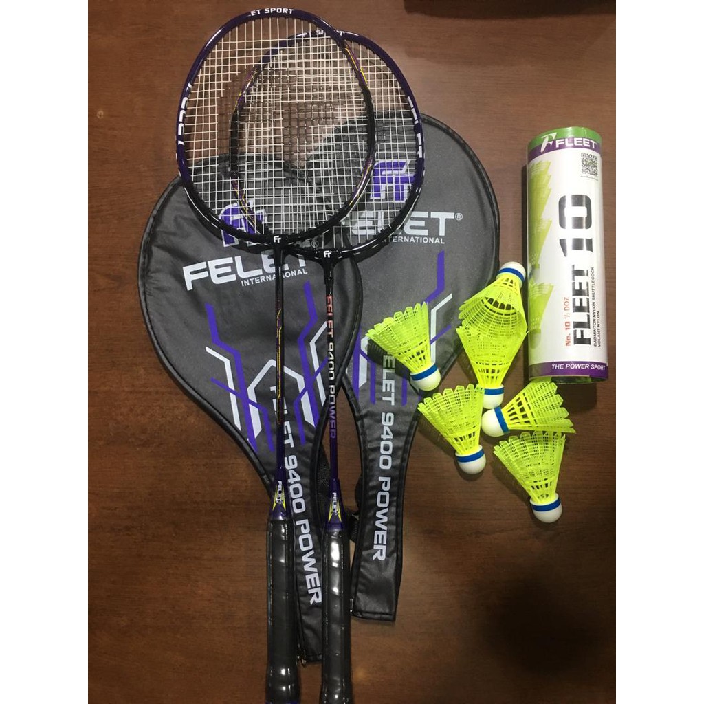 FELET Aluminium Racket 9400 (String & Grip included) | Shopee Malaysia