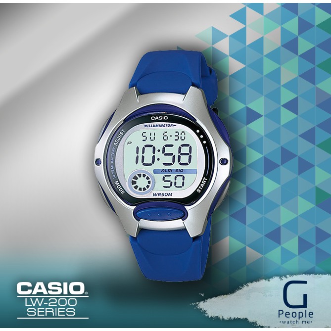 Casio lw hot sale 200 manual