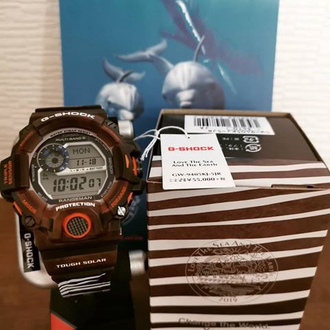 Promotions Casio G-Shock GW-9405KJ-5JR RANGEMAN LOVE THE SEA AND THE EARTH  Men's Watch【Overseas Direct Store】