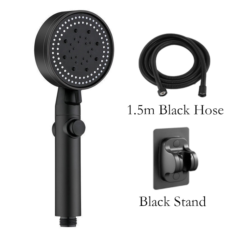 5 Mode Shower Head kolah air mandi bathroom High Pressure Holder Wall ...