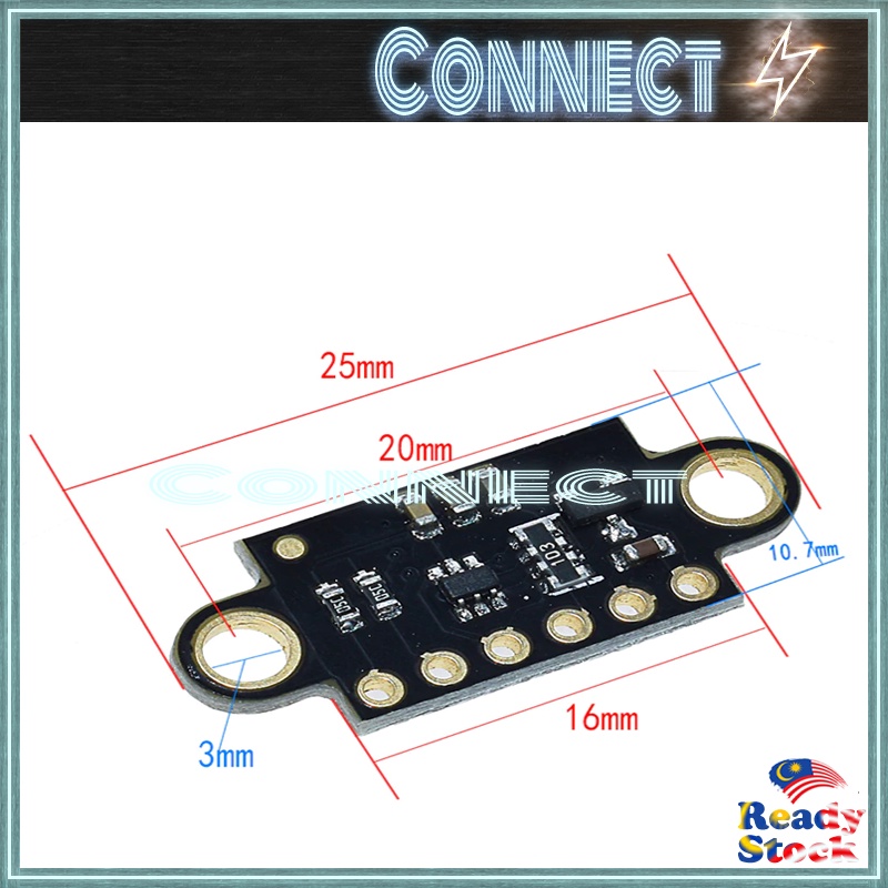VL53L1X with cover Distance Measurement 400cm IOT for People Counting ...