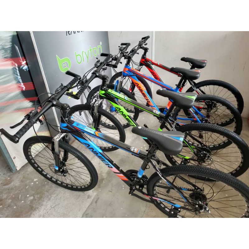 Anmier 26 Mountain Bike with Suspension 21Speed Mtb Bicycle Shopee Malaysia