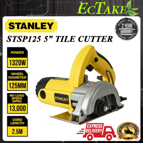 [ECTAKE] STANLEY STSP125 4" Tile Cutter tile / wood Cutting Machine Mosaic Tile Cutter Shopee