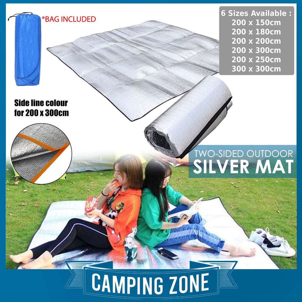 Sleeping Mat Aluminum Foam Waterproof Foldable Tent Mat Sleeping