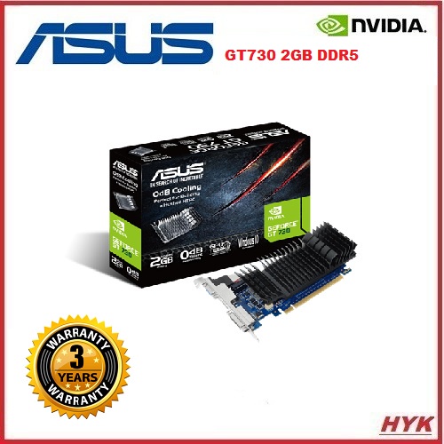 ASUS GT730 2GB DDR5 LOW PROFILE GRAPHIC CARD Shopee Malaysia
