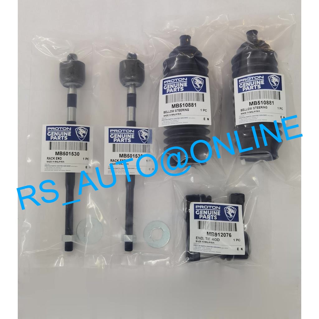 PROTON SAGA 8V 12V ISWARA (POWER STEERING) TIE ROD END & RACK END