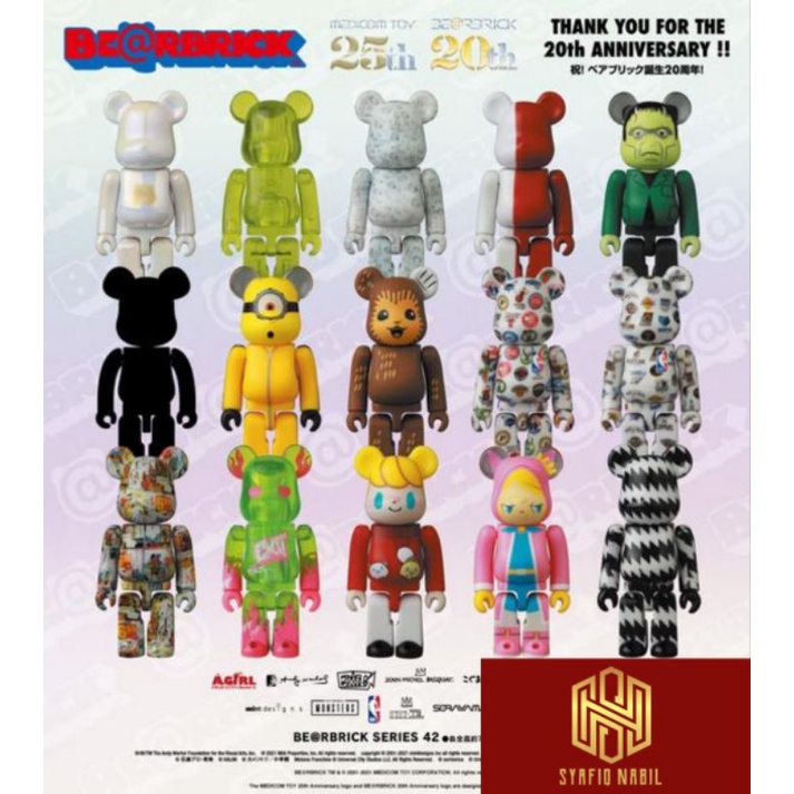 Bearbrick Series 44 100% Artist - Antonio Inoki (Wrestler) (Neu (gemäss