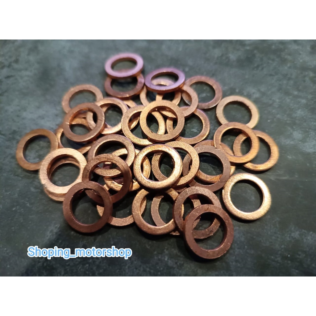(1PCS)DISC BRAKE COPPER WASHER RXZ Y125Z Y15ZR DISC BRAKE HOSE WASHER ...